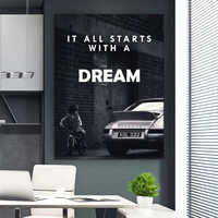 Impresiones de sala de estar en blanco y negro, pinturas artísticas de pared, lienzo para decoración del hogar