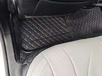 Autobo Leather Car Mat Diamond Floor Car Foot Mat para Korea Car Mats