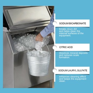 12 Active Solid Shape Tiefen reinigungs tabletten Eismaschine Ent kalker Mehrzweck reiniger für Eismaschinen - Product Image 4