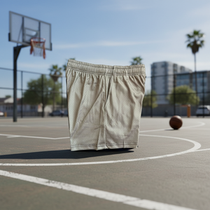 Shorts de basketball décontractés pour hommes 2024, 100 % polyester, respirants, imperméables, personnalisables, impression numérique, broderie, couleur unie, mi-longueur - Product Image 3