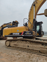 Excavadoras Usadas Sany de Alta Calidad 100% Originales, Sany 485 con 8000 Horas de Trabajo, Excavadora de Orugas SY485 de 48.5 Toneladas, Excavadora de Servicio Pesado