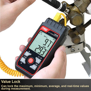 เทอร์โมมิเตอร์ดิจิตอลแบบพกพาความแม่นยำสูง สำหรับงาน HVAC อุตสาหกรรม ใช้แบตเตอรี่ เทอร์โมคัปเปิลชนิด K - Product Image 3