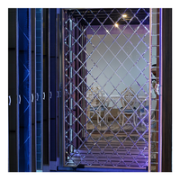 Panneau de séparation décoratif en verre diamanté fait main, style Art Déco moderne, rétroéclairé par LED, installation facile pour
