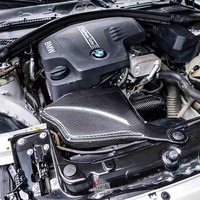 Pour BMW Série 3 Série 4 F80 F30 320 I 330I 335i 340i 328i N20 Kit de système de filtre de boîte d'admission d'air froid en fibre de carbone sèche 2.0T