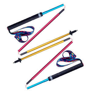 Palo <span class=keywords><strong>de</strong></span> Trekking plegable y ligero, palo <span class=keywords><strong>de</strong></span> fibra <span class=keywords><strong>de</strong></span> carbono para caminar - Product Image 1