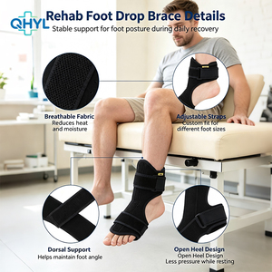 Orthèse de cheville active stabilisatrice pour la correction et la protection du pied tombant et la fixation de l'articulation de la cheville - Product Image 2