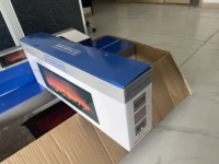 Décoration d'intérieur, cheminée LED sans fonction de chauffage, alimentée par USB, lumière de cheminée RGB avec télécommande, coque noire et blanche, plusieurs tailles
