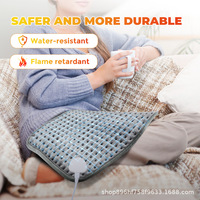 Coussin chauffant électrique portable à design pliable pour thérapie par chaleur humide et soulagement corporel