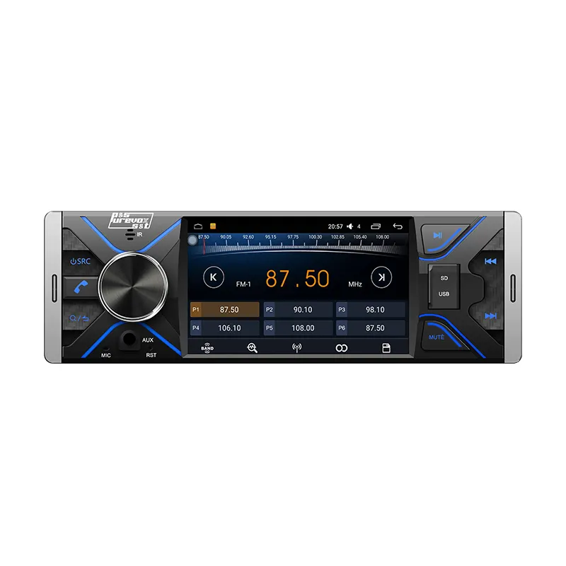 Lecteur Radio manuel DV MP4 MP5 12V 1DIN BT HD écran 4 pouces voiture MP5