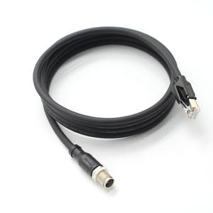 Cable Industrial M12 Impermeable, Cable de Extensión M12 Macho a RJ45 Macho para Sensores y Sistemas PLC - Product Image 4