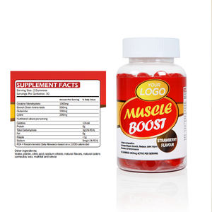 อาหารเสริมก่อนออกกําลังกายที่กําหนดเองครีเอทีนโมโนไฮเดรตเหนียวผสมครีเอทีน Gummies เพื่อสร้างกล้ามเนื้อและความแข็งแรง - Product Image 5