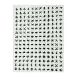Œil de poisson en plastique holographique argenté 3D - Product Image 1