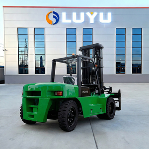מלגזה דיזל כבדה LUYU 5 טון 6 טון 7 טון 10 טון עם מנוע QUANCHAI 4J1, תיבת הילוכים אוטומטית, הרמה 8 מטר לטיפול במכולות - Product Image 2