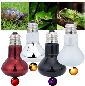 Lampada Riscaldante per Rettili, Lampada Rossa per Animali Domestici, Illuminazione Giorno/Notte per Anfibi e Serpenti, Lampadina Riscaldante UV per Rettili - Product Image 1