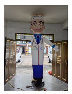 Muñeco Inflable Personalizado para Exteriores, Bailarín de Aire con Forma de Doctor, Bailarín del <span class=keywords><strong>Cielo</strong></span> para Hospitales, Publicidad Inflable - Product Image 1