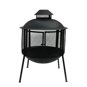 Outdoor Camping Wood Burning Fire Pit Steel Outdoor Heaters Fireplace Wood Heater FOR Garden