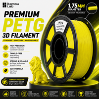 Filamen Cetak 3D FDM Grosir 124 1.75mm 1KG Spool Standar Bahan Printer 3D Matte Plus PETG 330m CE ROHS