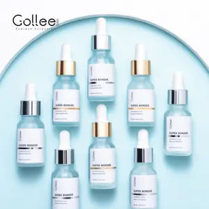 Gollee Korea top eyelash and lash glue 6d eyelash extensions glue wholesale supplier eyelash primer and glue custom waterproof