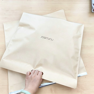 Custom Logo <b>Waterproof</b> Die Cut Handle Brown Kraft Paper Bag Eco Friendly Recyclable Clothing Shopping Packaging Bag - Product Image 3