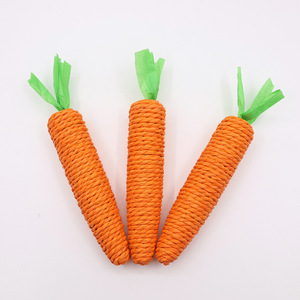 Juguete para masticar mascotas con rábano anudado, piedras de sonido integradas, juego de dentición interactivo para gatos, compañeros, cuerda de algodón sin BPA, estimulación de textura - Product Image 4