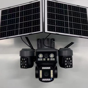 Caméra solaire AI 4 objectifs AOV 8K Ultra HD 4G PTZ avec panneau solaire pour la surveillance de sécurité extérieure - Product Image 2