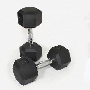 Haltères de 5 <span class=keywords><strong>kg</strong></span>, enduit de caoutchouc, graisse, gymnastique, fitness - Product Image 5