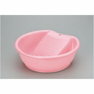Cesto per biancheria rosa Inomata - Product Image 1