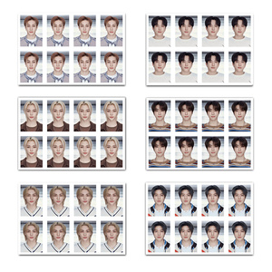 KPOP <span class=keywords><strong>per</strong></span> bambini randagi 1 pollice passaporto <span class=keywords><strong>foto</strong></span> carta d'identità carta d'identità carta fotografica Felix Hyunjin Seungmin leewknow fan regalo L262 - Product Image 1