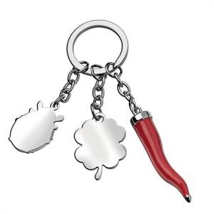 Set de Llaveros con Colgantes de Mariquita, Trébol y Chile, Accesorio de Moda - Product Image 2