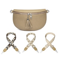 Tas Dada Hiking Kulit Asli dengan Tali Selempang Kasual untuk Wanita, Tahan Lama, Cocok untuk Semua Musim, Model Selempang Santai untuk Perjalanan