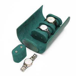 Estuche Enrollable <span class=keywords><strong>de</strong></span> Lujo para <span class=keywords><strong>Relojes</strong></span> <span class=keywords><strong>de</strong></span> Cuero PU Saffiano con 1, 2 o 3 Ranuras, Embalaje <span class=keywords><strong>de</strong></span> Regalo, <span class=keywords><strong>Organizador</strong></span> <span class=keywords><strong>de</strong></span> <span class=keywords><strong>Relojes</strong></span>, Estuche <span class=keywords><strong>de</strong></span> Viaje para Almacenamiento <span class=keywords><strong>de</strong></span> <span class=keywords><strong>Relojes</strong></span> - Product Image 2