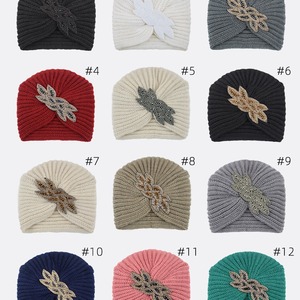 Phụ Nữ Của Mùa Đông Phụ Kiện Tóc Thiết Kế Mới Dệt Kim Handmade Satin Headbands Dệt Len Đàn Hồi Bow Mô Hình Đảng Phong Cách Cho Trẻ Em - Product Image 2