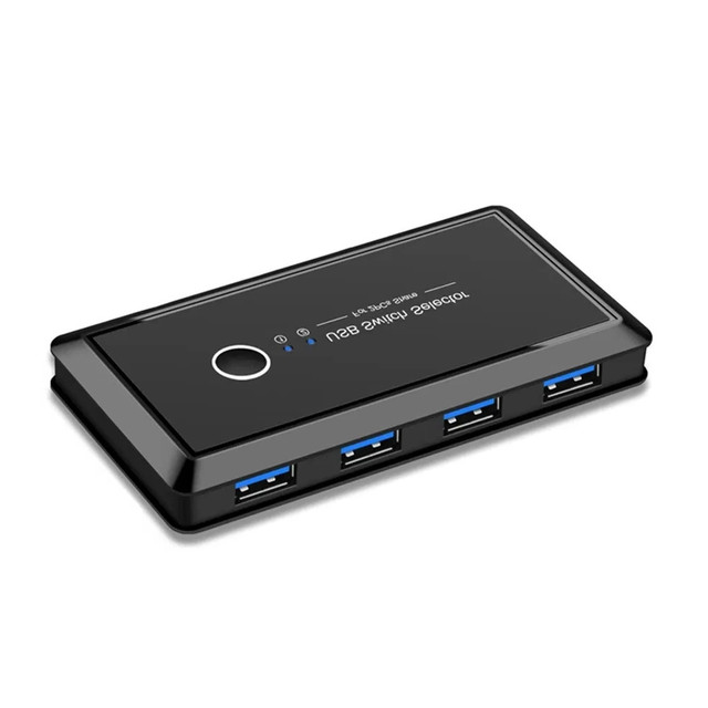 Factory Price 2 in 4 USB 3.0 Selector Switch 4 Port USB 2 Computers for PC Printer Scanner Mouse