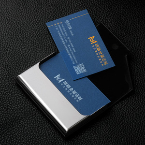 Biglietti d'Auguri Professionali in Carta Patinata con Stampa a Caldo in Lamina d'Oro su Nero Opaco, 100 Pezzi per <span class=keywords><strong>Poster</strong></span> della Mia Piccola Impresa - Product Image 4
