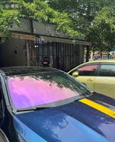 Película para Ventanas de Auto Camaleón, Venta al Por Mayor de Fábrica, Material PET que Cambia de Color, Protección UV, Rollo de 1.52*30m