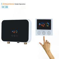 Chauffe-eau électrique sans réservoir intelligent à économie d'énergie 220-240V 3500W, commande tactile, affichage numérique, pour la maison et l'hôtel
