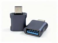 Adaptador USB-C 3.1 a USB-A 3.0 Hembra de 10 Gbps con Protección OTP para Smartphone, Laptop, PC, Cámara y LED - 2 en 1