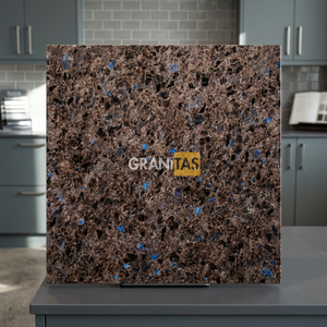 Plans de travail personnalisés pour hôtels, cuisines et salles de bain, en quartz artificiel, résistants au feu, écologiques, installation RTA, garantie 1 an - Product Image 3