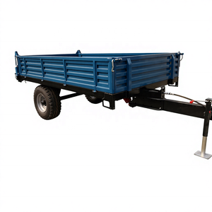 Prix EXW - Approvisionnement direct d'usine de remorques à un seul <span class=keywords><strong>essieu</strong></span> : économiques, pratiques et essentielles pour le transport sur de courtes distances. - Product Image 1
