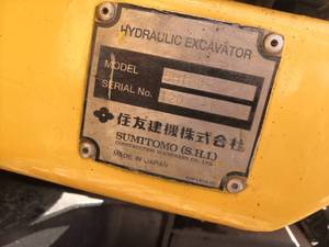 SUMITOMO-excavadora sobre orugas SH120, de alto rendimiento, 0.4M3, en venta en Shanghai - Product Image 2