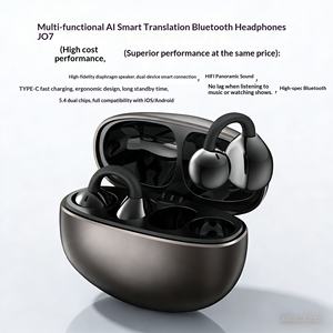 Casque de traduction IA J07 – 144+ langues, interprétation en temps réel, mode double musique/jeux, son panoramique, réduction de bruit ENC - Product Image 1