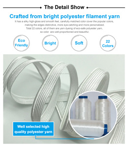 9Mm 100% Polyester Thân Thiện Với Môi Bện May Mặc Đường May Cắt Băng Đường Ống Dây Cho Túi Xách Và Giày Giao Hàng Nhanh Trong Kho - Product Image 6