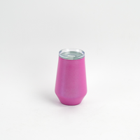 Gobelet isotherme en acier inoxydable à double paroi de 12 oz, résistant au gel, pour l'extérieur/l'intérieur, pour flûtes à champagne