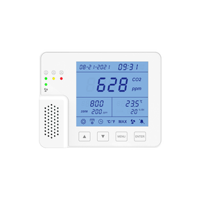 Capteur infrarouge de QAI domestique appareil de mesure température CO2 humidité dioxyde de carbone contrôleur de <span class=keywords><strong>qualité</strong></span> de l'<span class=keywords><strong>air</strong></span> <span class=keywords><strong>intérieur</strong></span> moniteur mètre - Product Image 1
