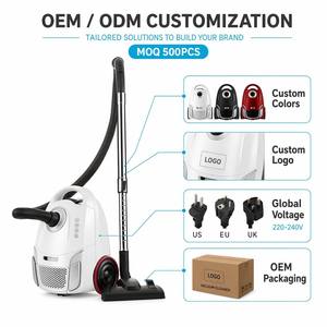 <span class=keywords><strong>Aspirateur</strong></span> à <span class=keywords><strong>sac</strong></span> en acier inoxydable CE 65db 240V pour usage domestique - Product Image 4