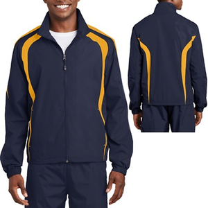 แจ็กเก็ตการโค้ชสำหรับผู้ชายเสื้อกันลมที่อบอุ่นพร้อมผ้าปักติดฉลากตามต้องการ - Product Image 4