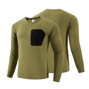 Camiseta de manga larga personalizada para hombre para Otoño Invierno transpirable de secado rápido al aire libre informal suelta con patrón impreso - Product Image 2