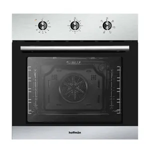 White Color 70L capacity Tempered Glass built-in ovens mini pyrolytic built-in Gas Electric oven
