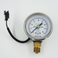 Manomètre de manomètre Cng lpg pour cylindre de véhicules à gaz naturel avec indicateur de pression de sécurité électronique numérique