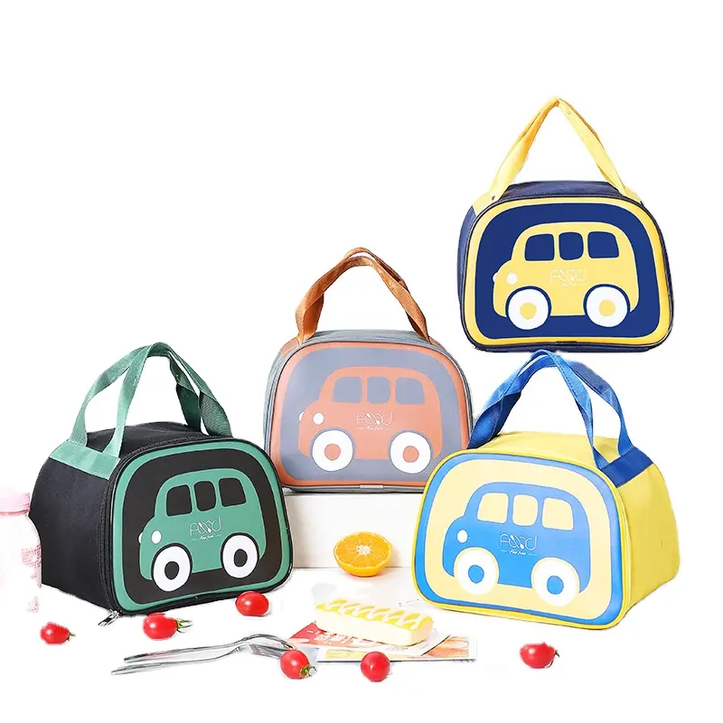 กระเป๋าเก็บความเย็นมีฉนวนเก็บความร้อนสำหรับเด็ก,กระเป๋าแฟชั่นลายการ์ตูนน่ารักสำหรับใส่อาหารกลางวันไปโรงเรียนและสำนักงาน